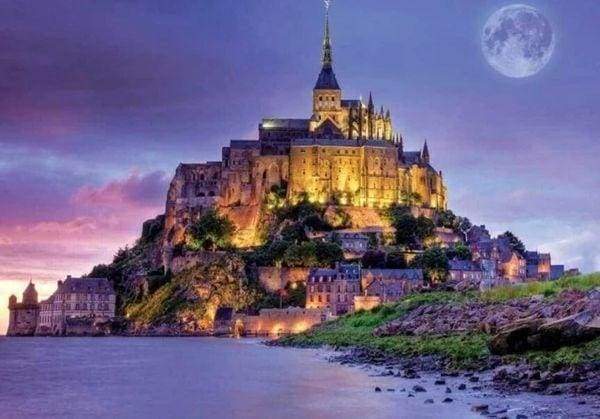 Mont Saint Michel Diamond Painting Free Shipping - Diamonddazz